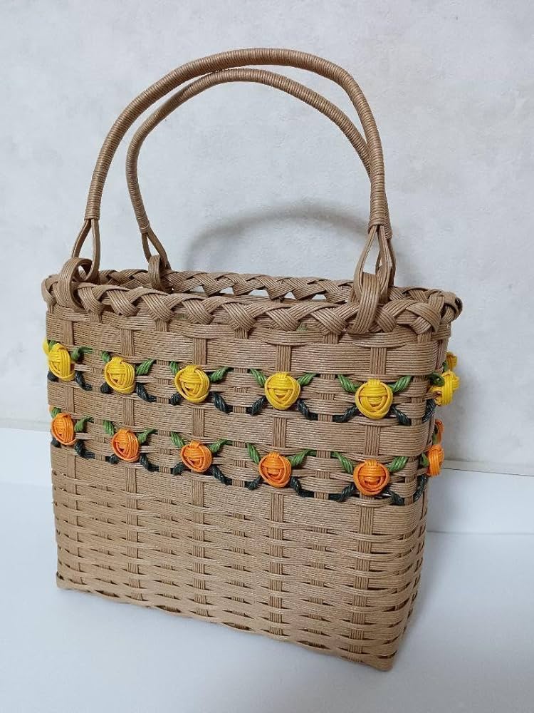 コースレッスン クラフトバンドで作る！猫のかごバッグ制作講座かご編み