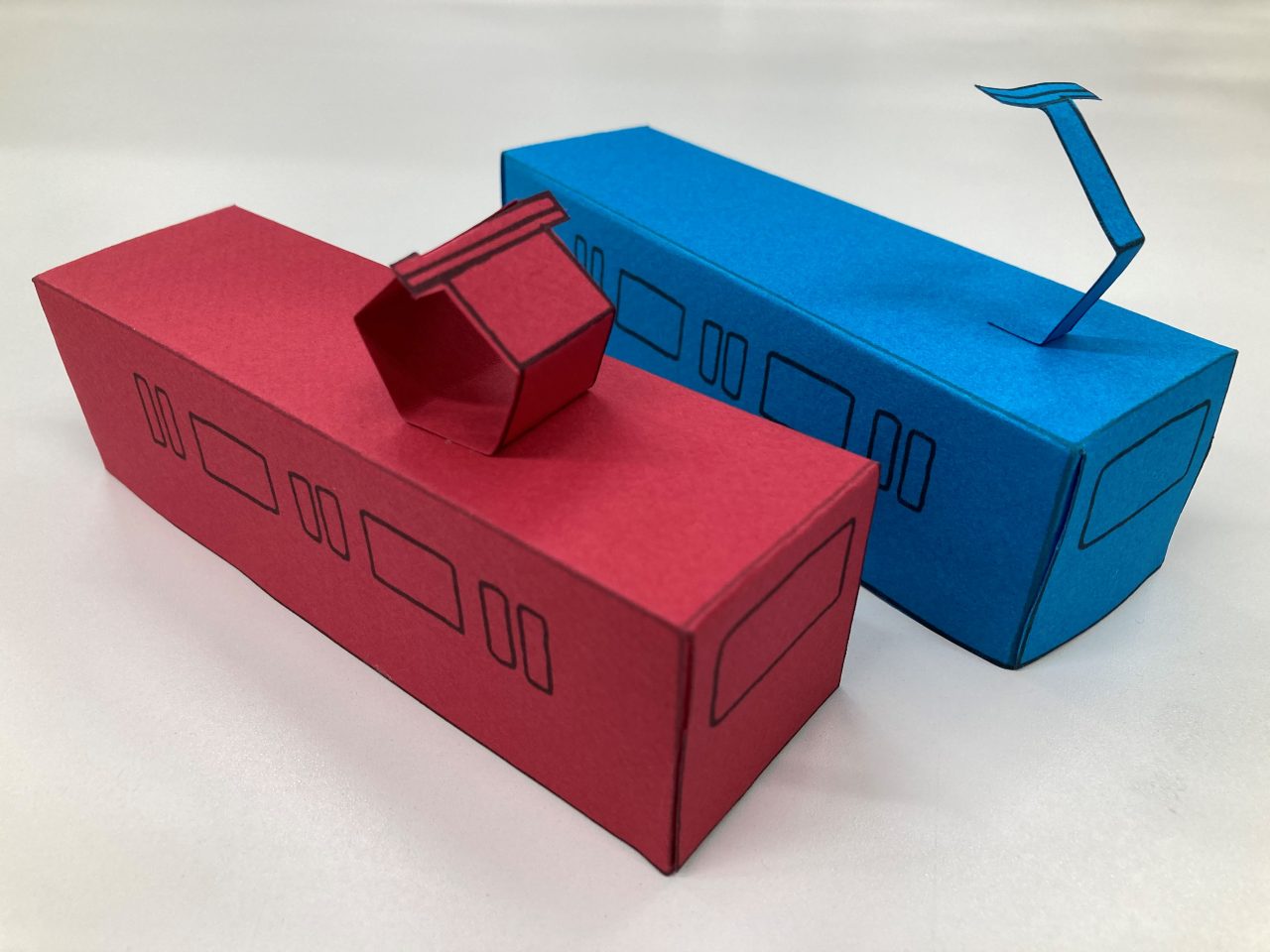 JR西日本 電車ペーパークラフト各種 - 紙模型工房