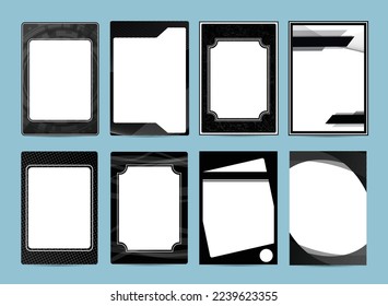 トレーディングカード風フレーム - CLIP STUDIO ASSETS