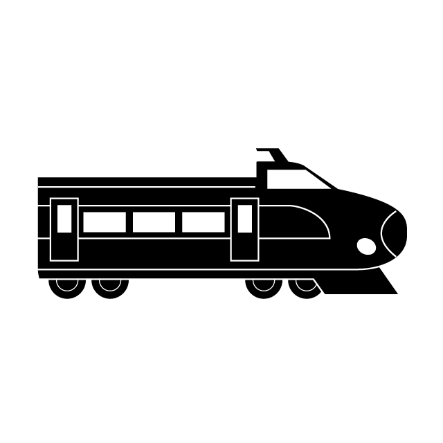 新幹線 シルエットイラスト無料イラスト・フリー素材なら「イラストAC」