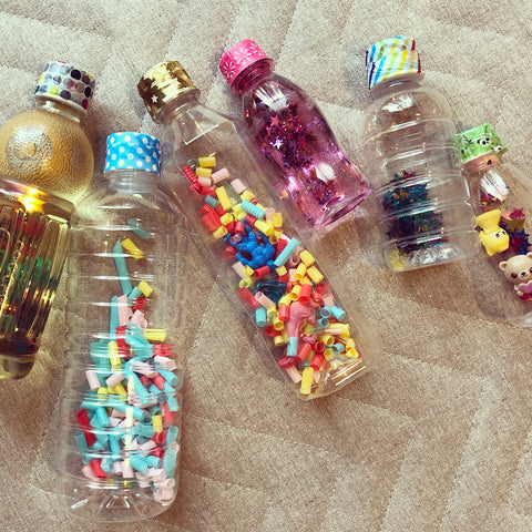 ペットボトルキャップを使ったネームキーホルダ