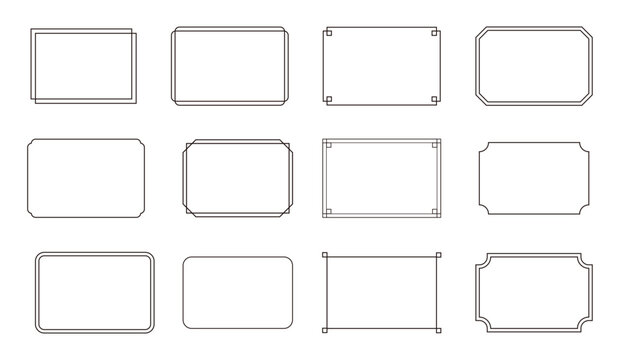 おすすめの商用利用可能な無料フレーム・枠素材