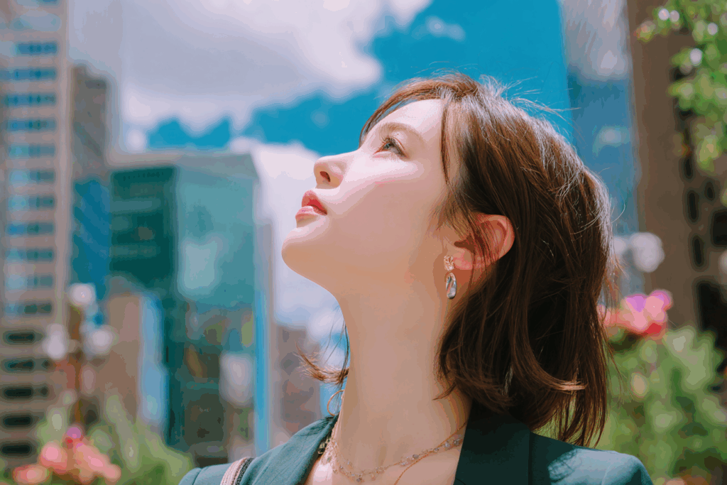 下から見上げる構図プロンプトの描き方ガイド迫力と臨場感を引き出す視点テクニック集