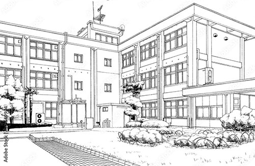 20 件の「背景参考～学校～」や「背景 イラスト」のアイデアを見つけましょう学校、校舎 イラスト、アニメ 背景 など