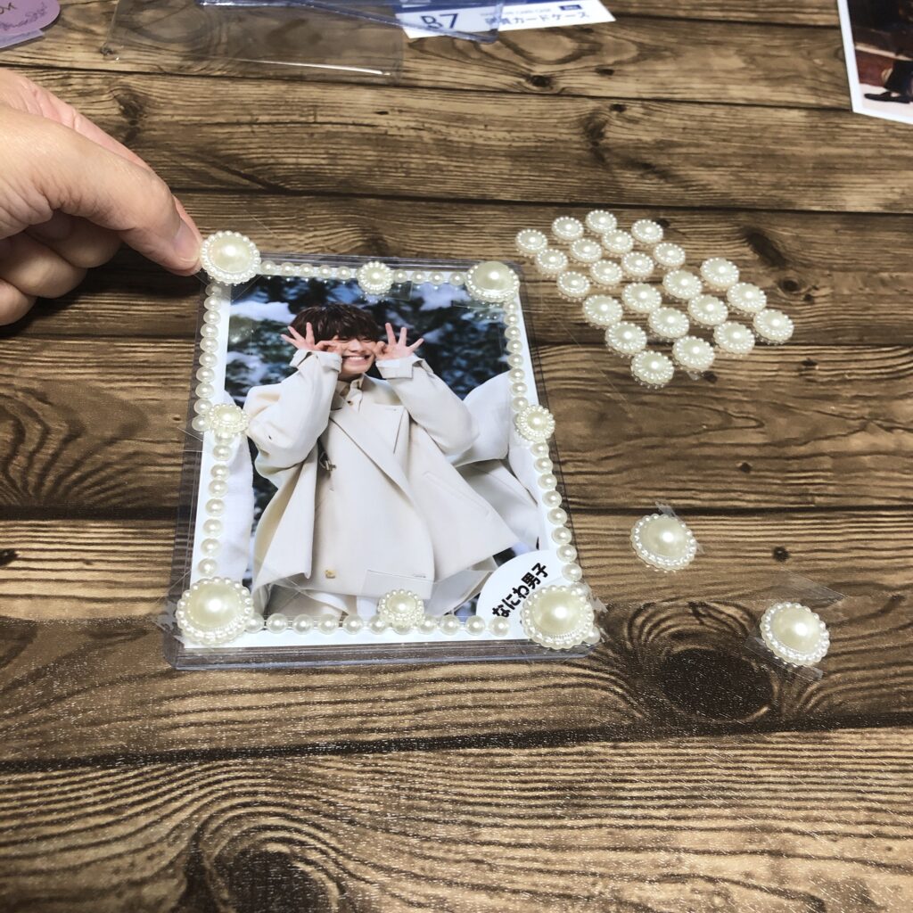 硬質ケース シール デコ カードケース オーダー そうだ。硬質ケースデコをしよう。めろんぱん