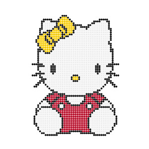 アイロンビーズ ナースハローキティ - 「たこやき。」の、いろいろちまちま、作りました