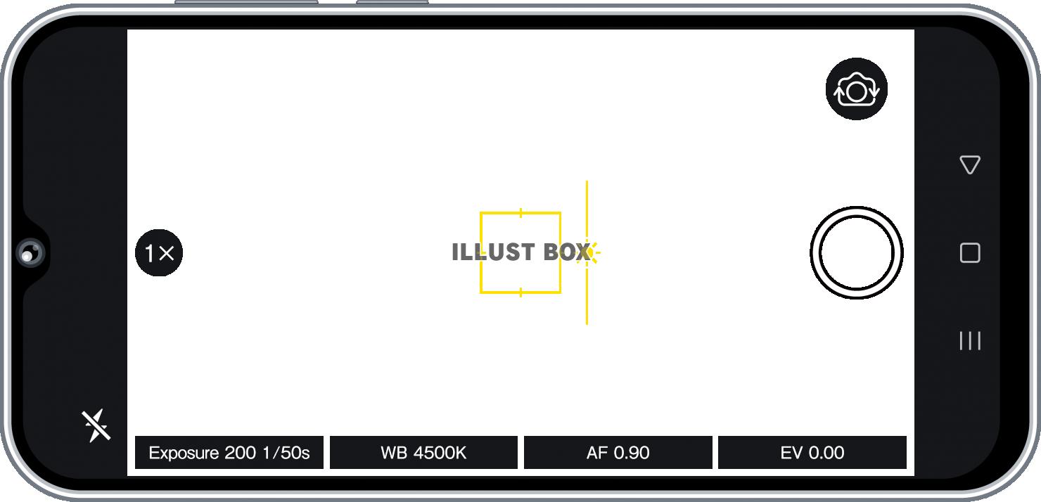 スマホのフレーム・青枠イラスト年賀状2026無料午年の年賀状テンプレートと馬のイラスト年賀状 でざいんばんく