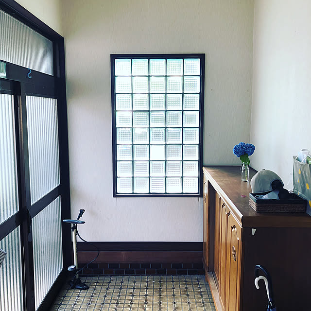 ガラスブロック 昭和レトロのおしゃれなインテリア・部屋・家具の実例RoomClip ルームクリップ