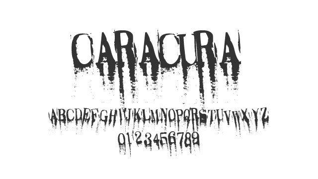 血が滴るホラーな英語フォント25 - いぬらぼ