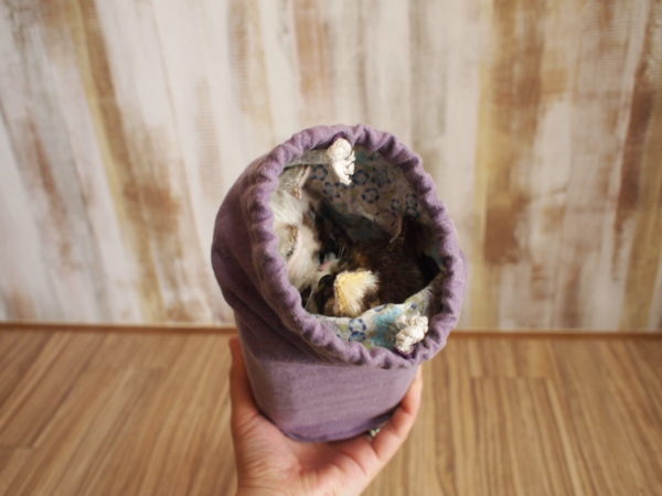 ぬいぐるみのポシェットを作りました。ここにもプラスナップが活躍！ - 明日も暮らす