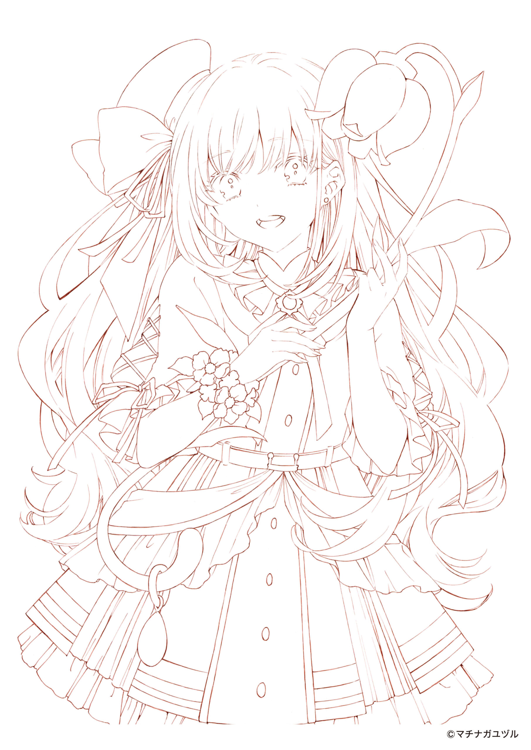 フリー線画を使った塗り絵の楽しみ方とコツ初心者も楽しめる自由な表現ガイド