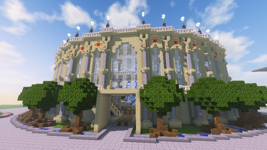 大図書館を作り終えて反省回: マインクラフトてんやわんや開拓記