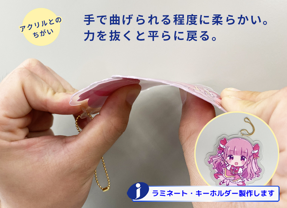 ハンドメイドキーホルダーラミネートキーホルダー ～ハンドメイド作り方～はぎれでできる