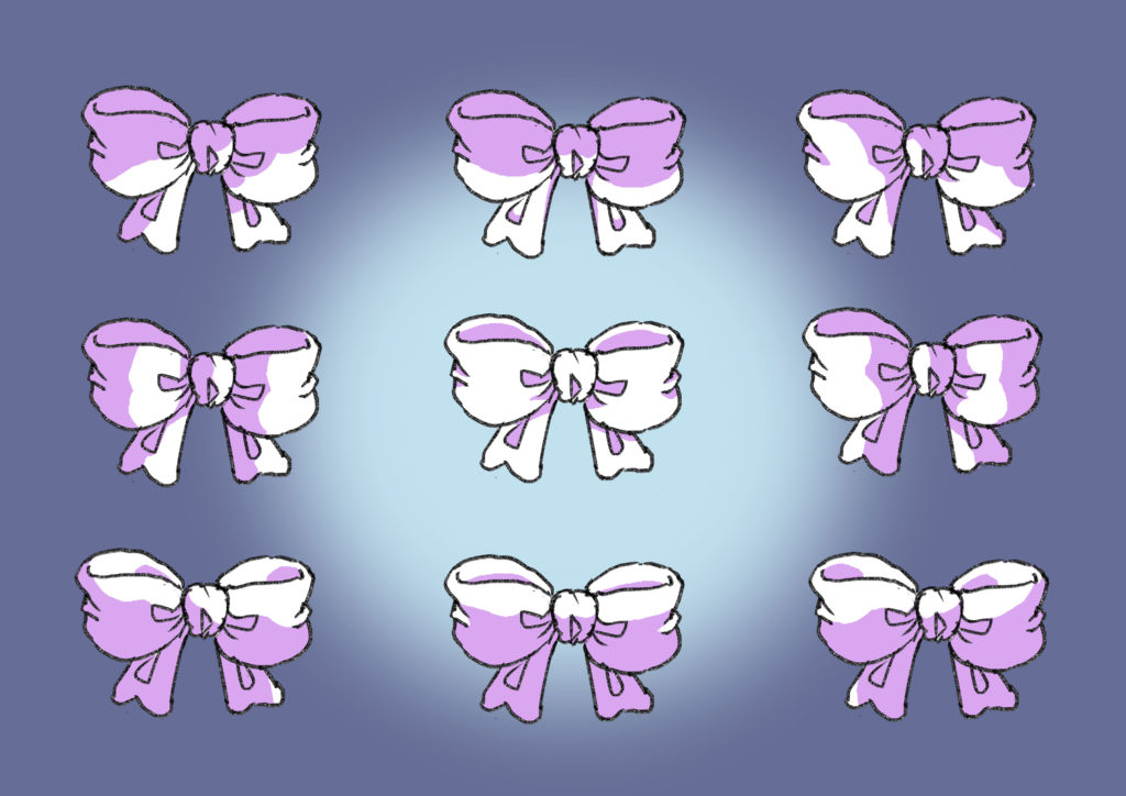 手書きの紐 リボンのセット 線画のイラスト素材237901263 毎月1点無料 フリー のストックフォト イメージマート