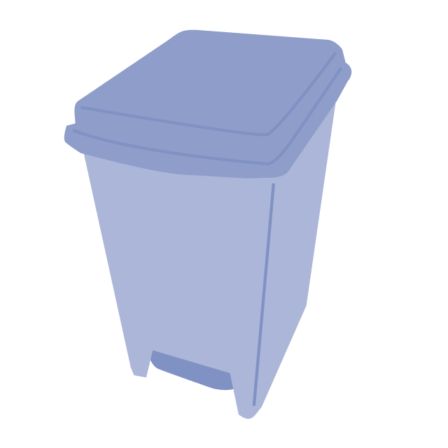 ゴミ箱無料イラスト素材 TOSURAI