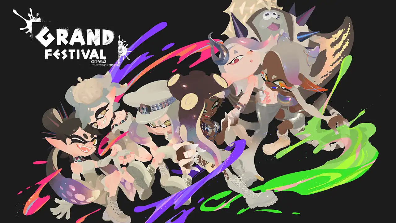 スプラトゥーン3」シリーズ史上最大のフェス「グランドフェスティバル」ついに開幕。特設サイトに会場の様子を掲載