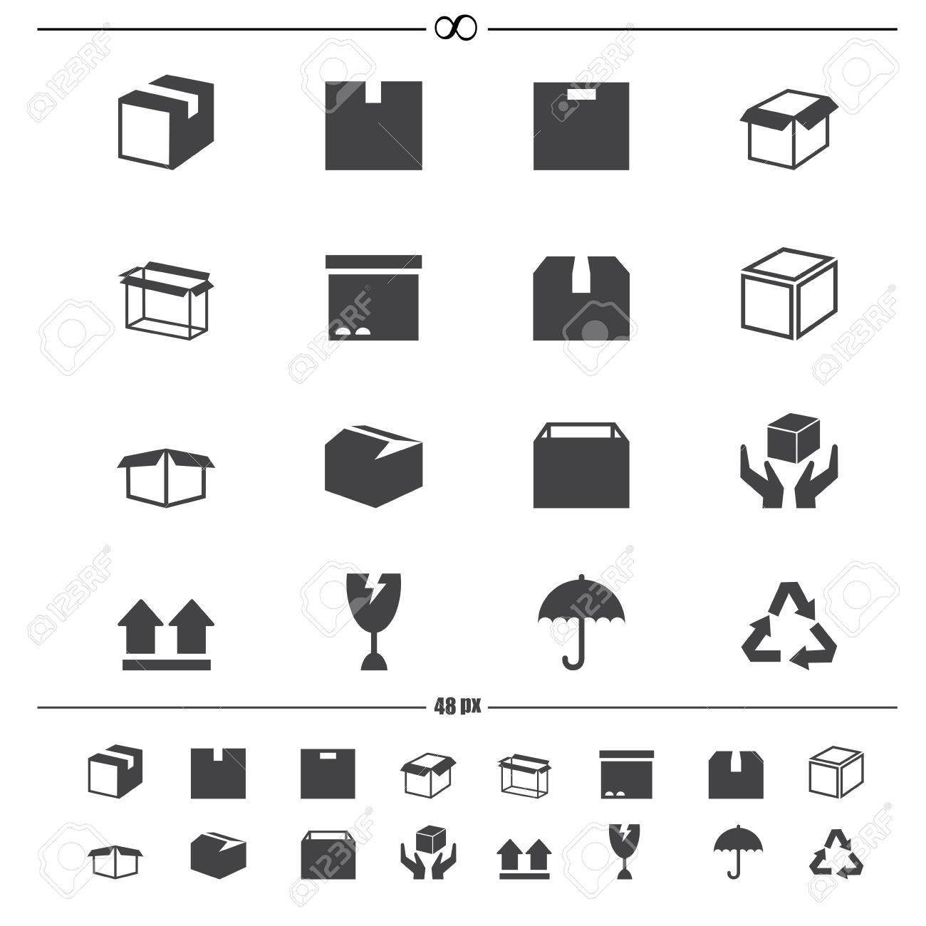 梱包アイコンのイラスト素材 - PIXTA