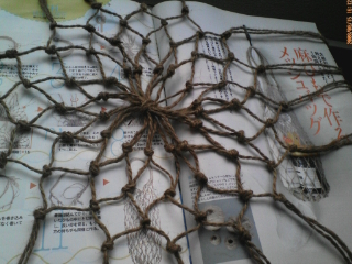 麻紐野菜ネットの作り方！結ぶだけでとっても簡単Faden108