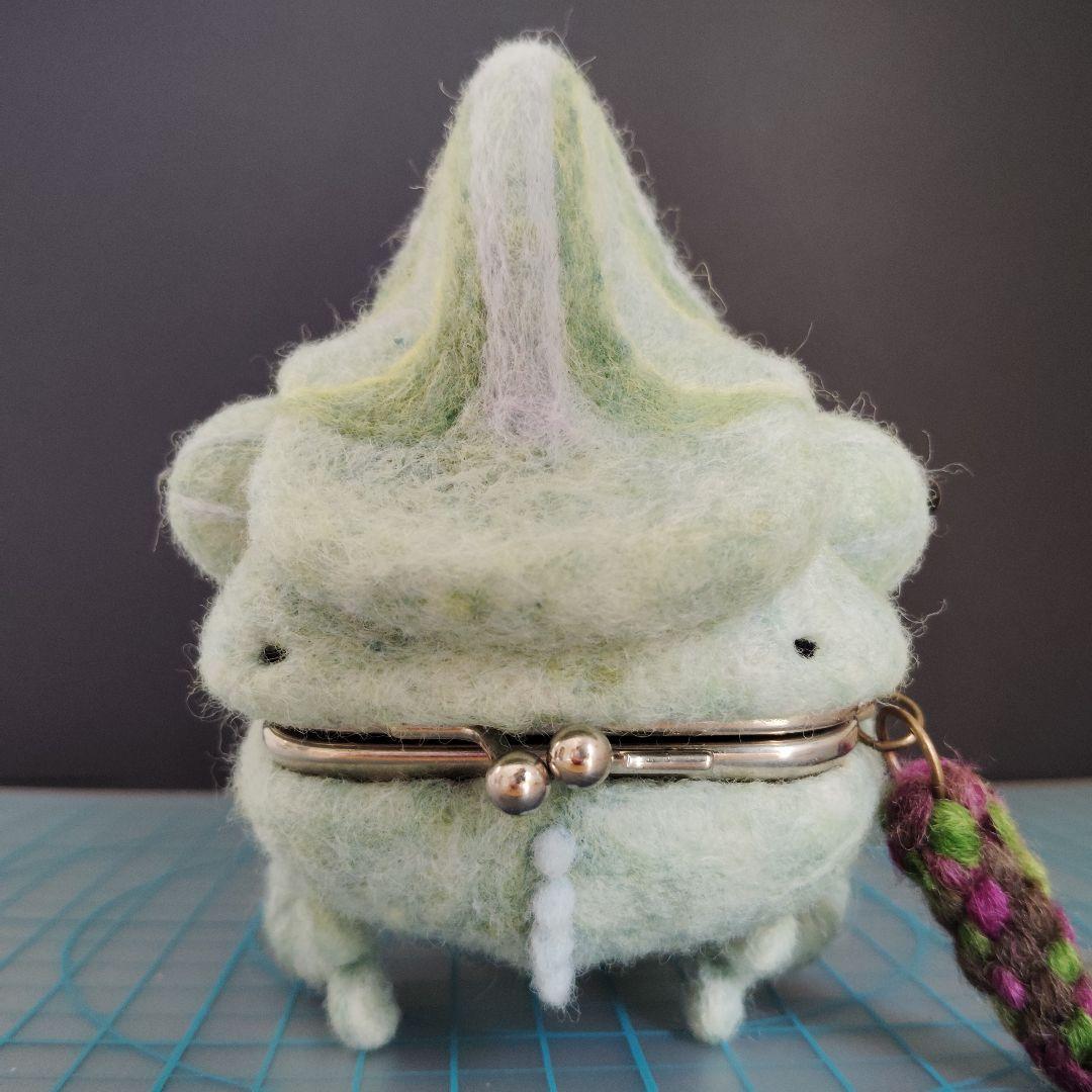 羊毛フェルトで草木染め財布作りつぎいろ