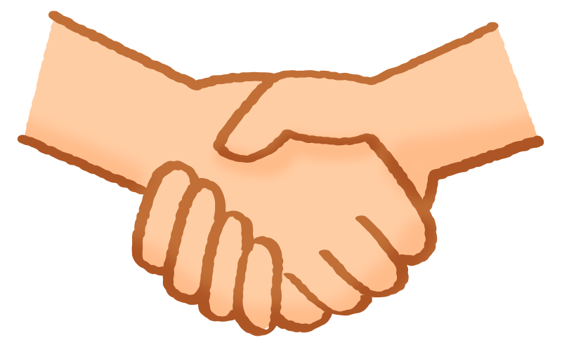 支える手のイラスト商用OKの無料イラスト素材サイト ツカッテ