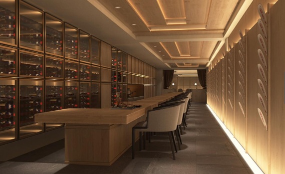 簡単 手描きパース 二点透視図 デザイナー パース インテリア 店舗デザインRe-desing