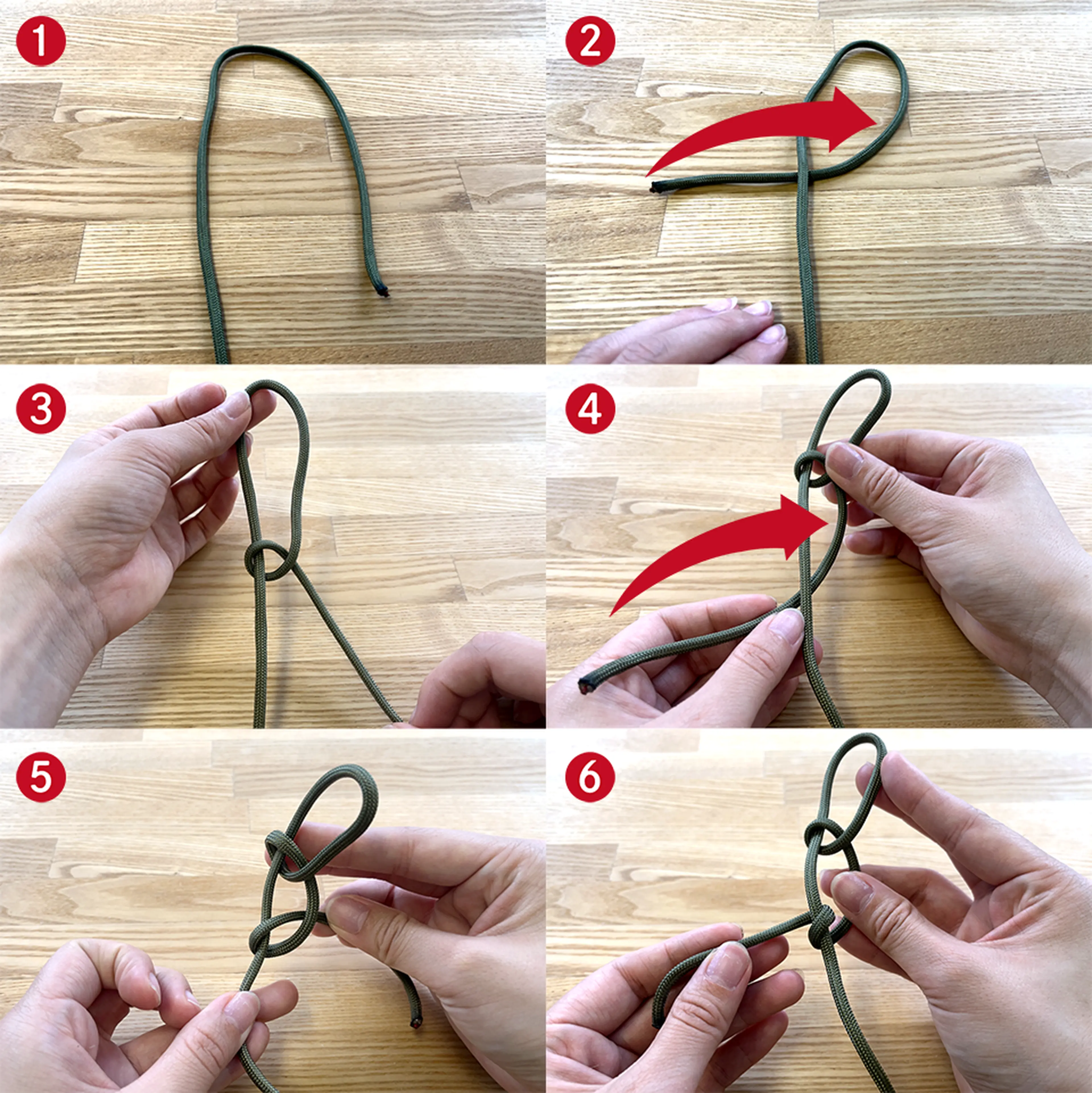 巻き結び・クローブ ヒッチの結び方 図解 キャンプの洗濯物干しにも便利山行こ