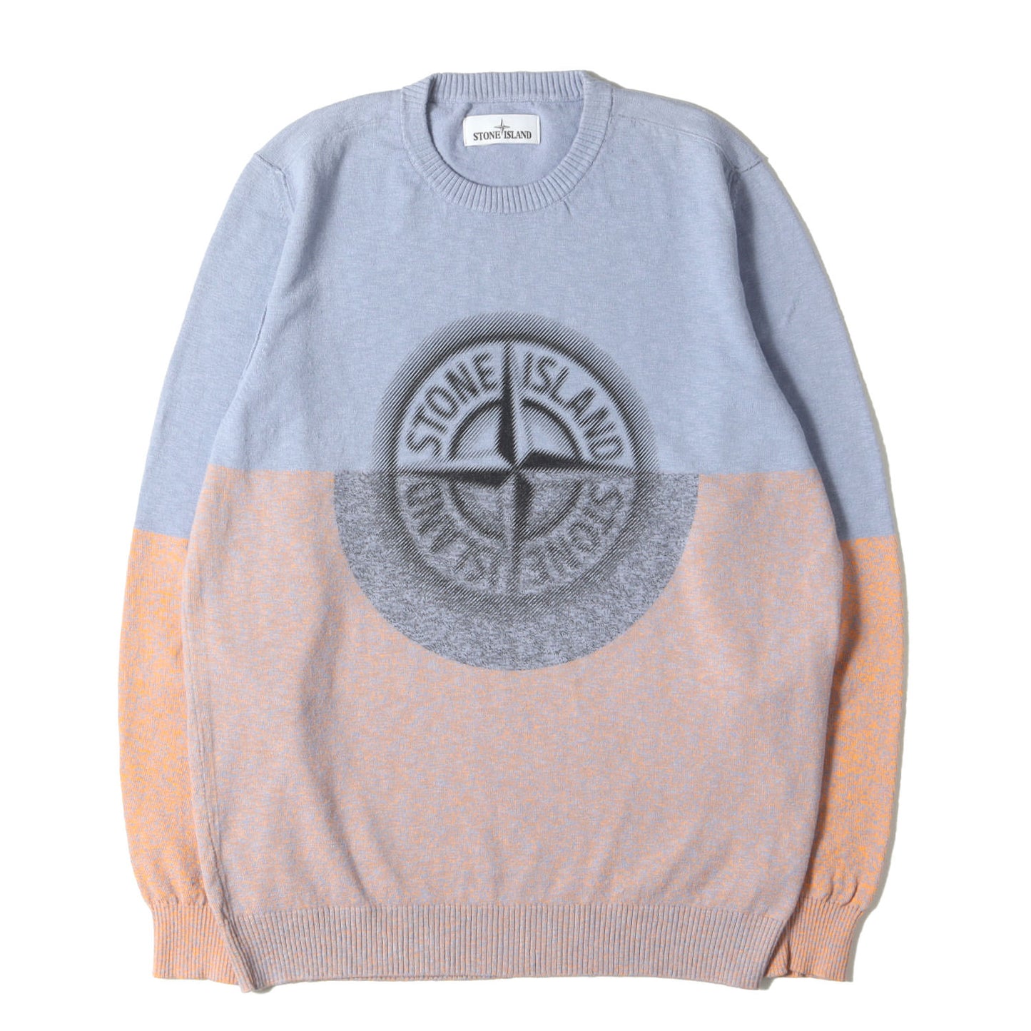 STONE ISLAND ストーンアイランド キャップ サイズ:Lパネル切替 クレイジーパターン コンパスロゴ パッチ 刺繍 キャンプキャップ711599077マルチカラーイタリア製ブランド 帽子 メンズ中古