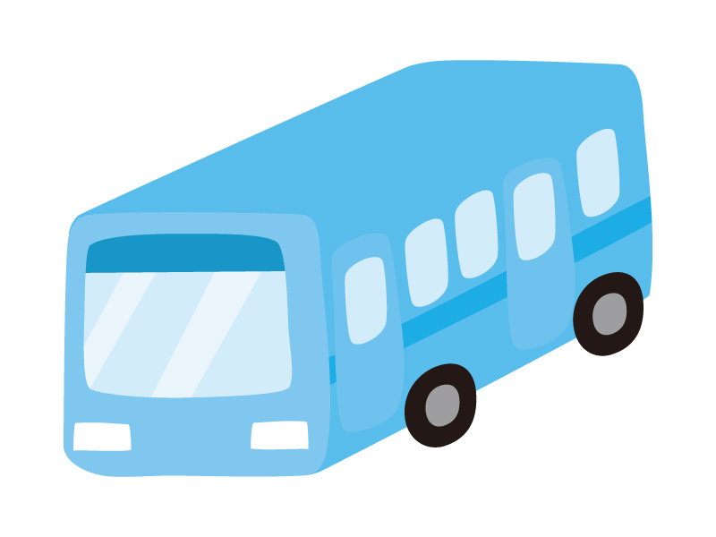 バスのイラスト 無料イラスト フリー素材