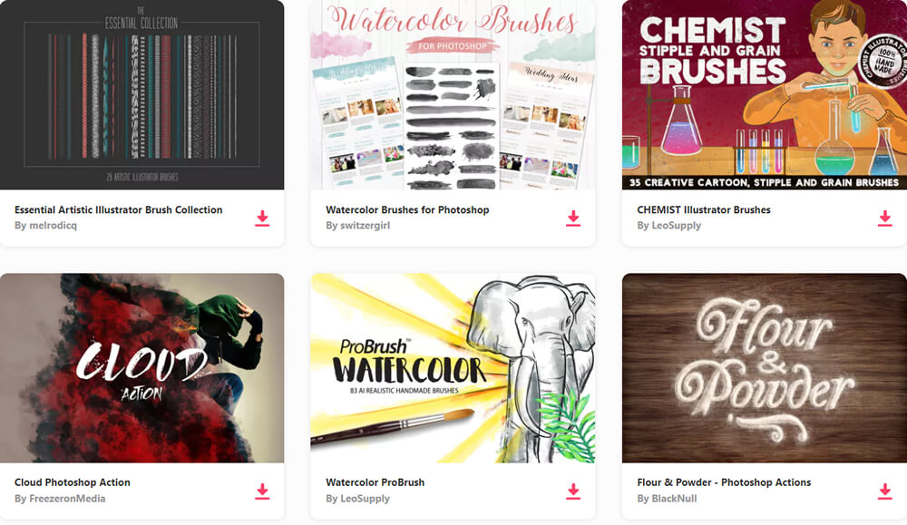 Photoshop 無料&商用可能で本当に使えるブラシ素材75選S.Design.Labo