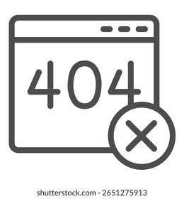 フリーイラスト404 Not Foundのエラーが表示されたパソコンの画面パブリックドメインQ：著作権フリー画像素材集