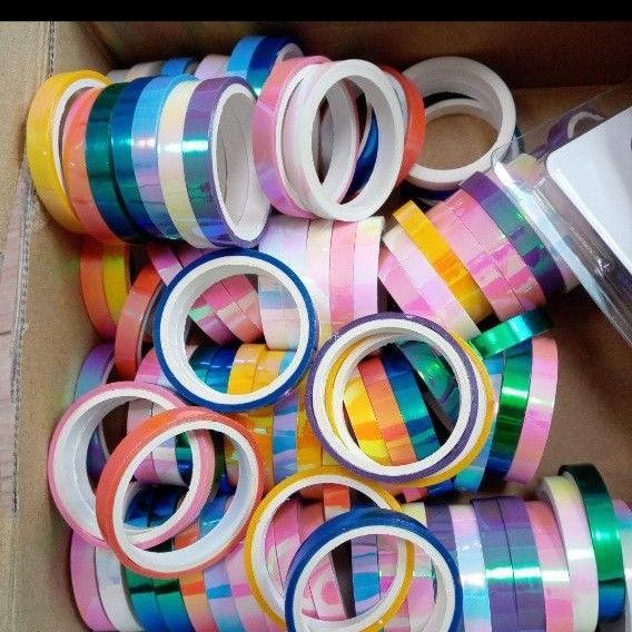 装飾テープ ホログラム、１５ｍｍｘ２ｍ、３個-100均 通販 ダイソーオンラインショップ 公式