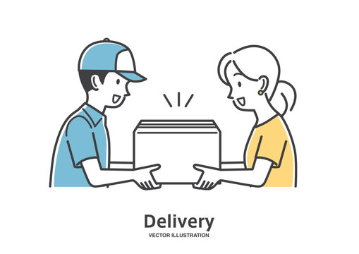 バトンを渡す手イラスト