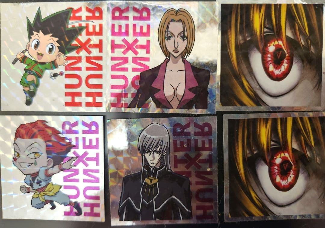 未開封 ハンターハンター ドッキリテクスチャー シール マイナーシール HUNTER×HUNTER 2種セット