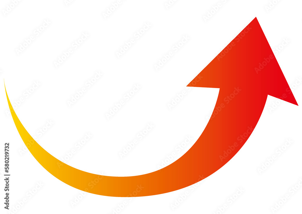 赤い矢印無料イラスト素材 TOSURAI