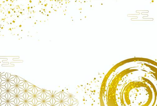 キラキラのフレーム ブルー無料イラスト素材素材ラボ