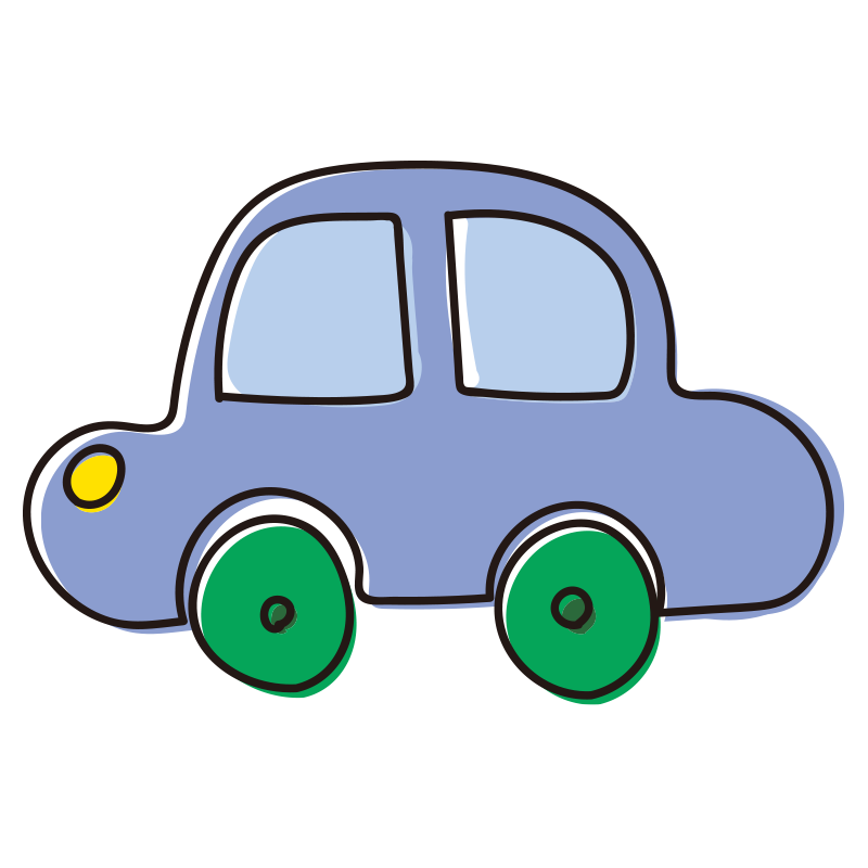 機関車かわいい手描きの無料素材「てがきっず」保育園・小学校・介護施設にぴったりのフリー素材イラスト