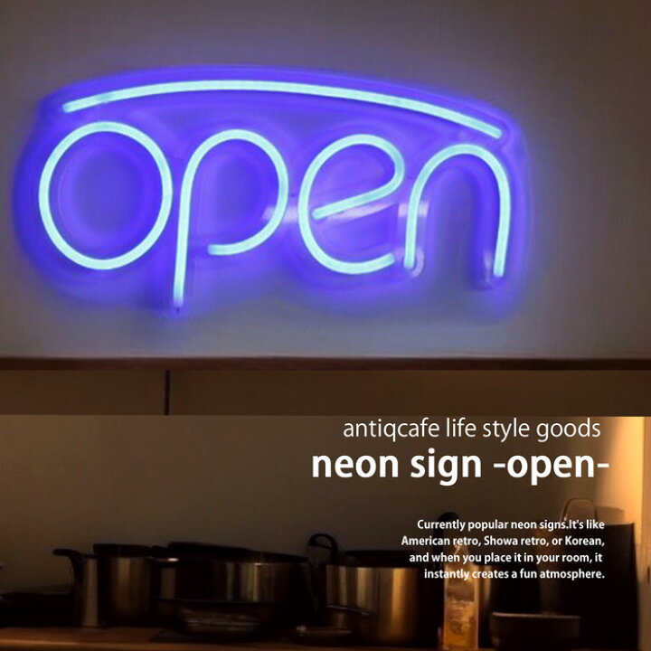 ネオン風サイン
