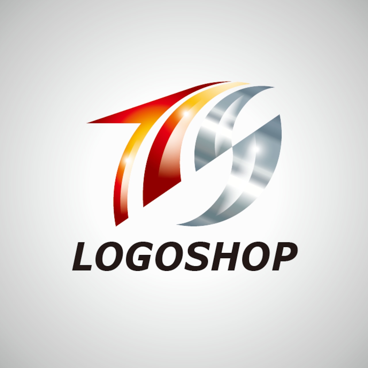 躍動感あふれるのSと人のロゴ