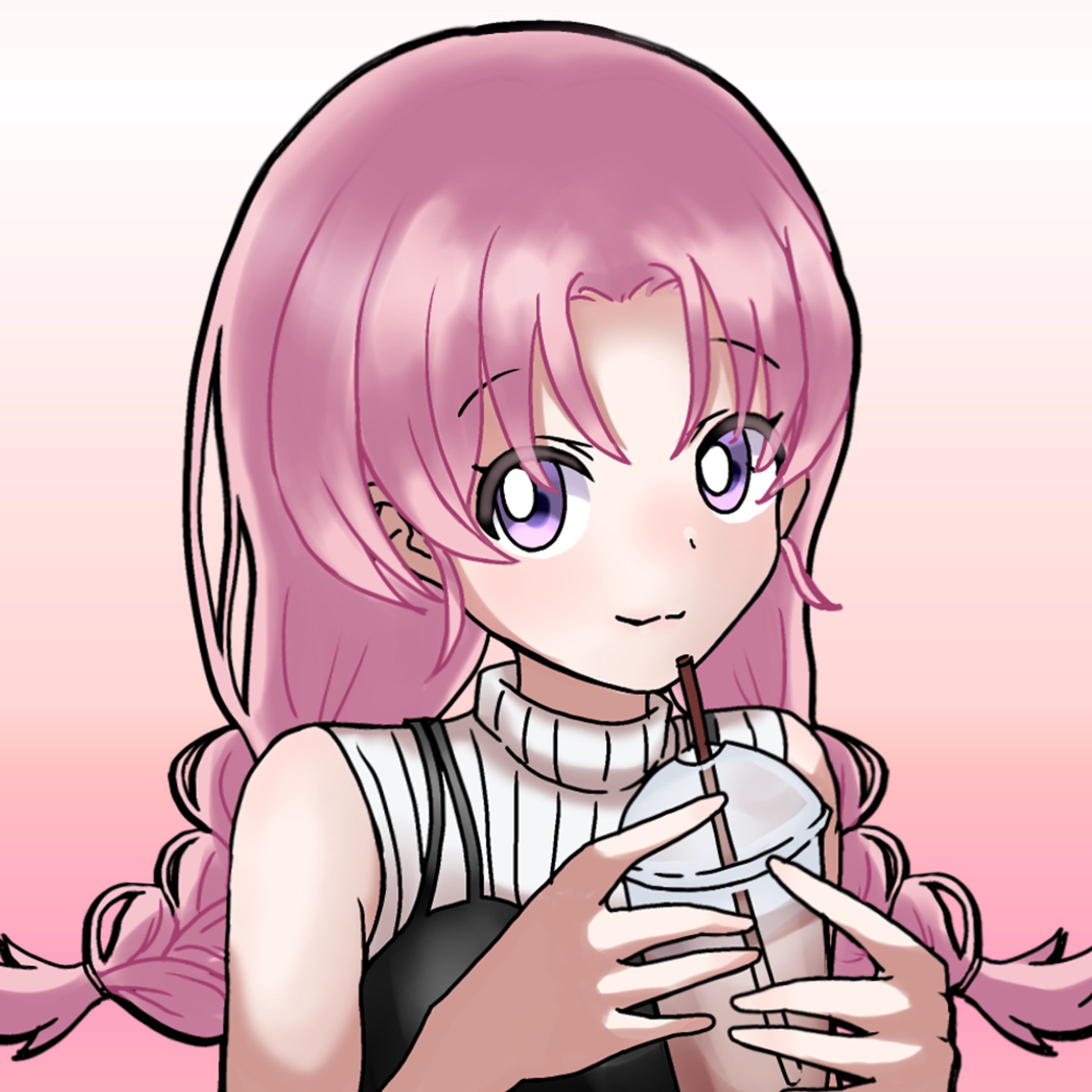 aiイラストaiイラスト好きさんと繋がりたいaiartaiillustrationaiillustフリーアイコンフリーアイコン配布中フリーアイコンにどうぞフリーアイコン女の子美少女派手髪クリスマス冬彼女ピンクピンク髪pinkhair年末年始