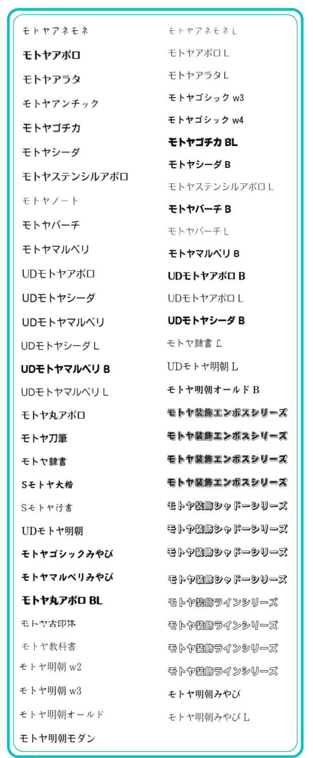 タイプライター風等幅欧文フォント AF-Typewriter Mac&Win版 by フォントユーコム - フォント・書体販売デザインポケット