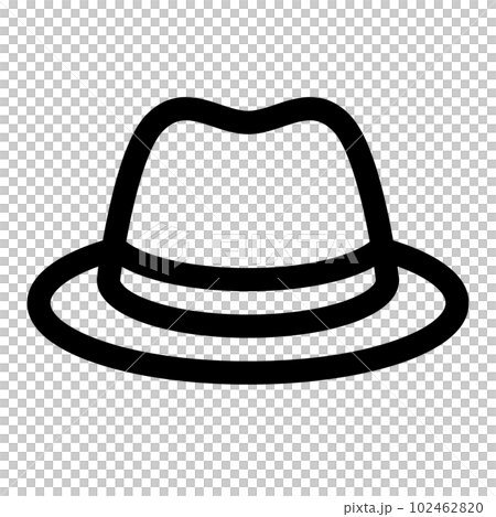 誕生日帽子ライン アイコンのイラスト素材・ベクター Image 41025335