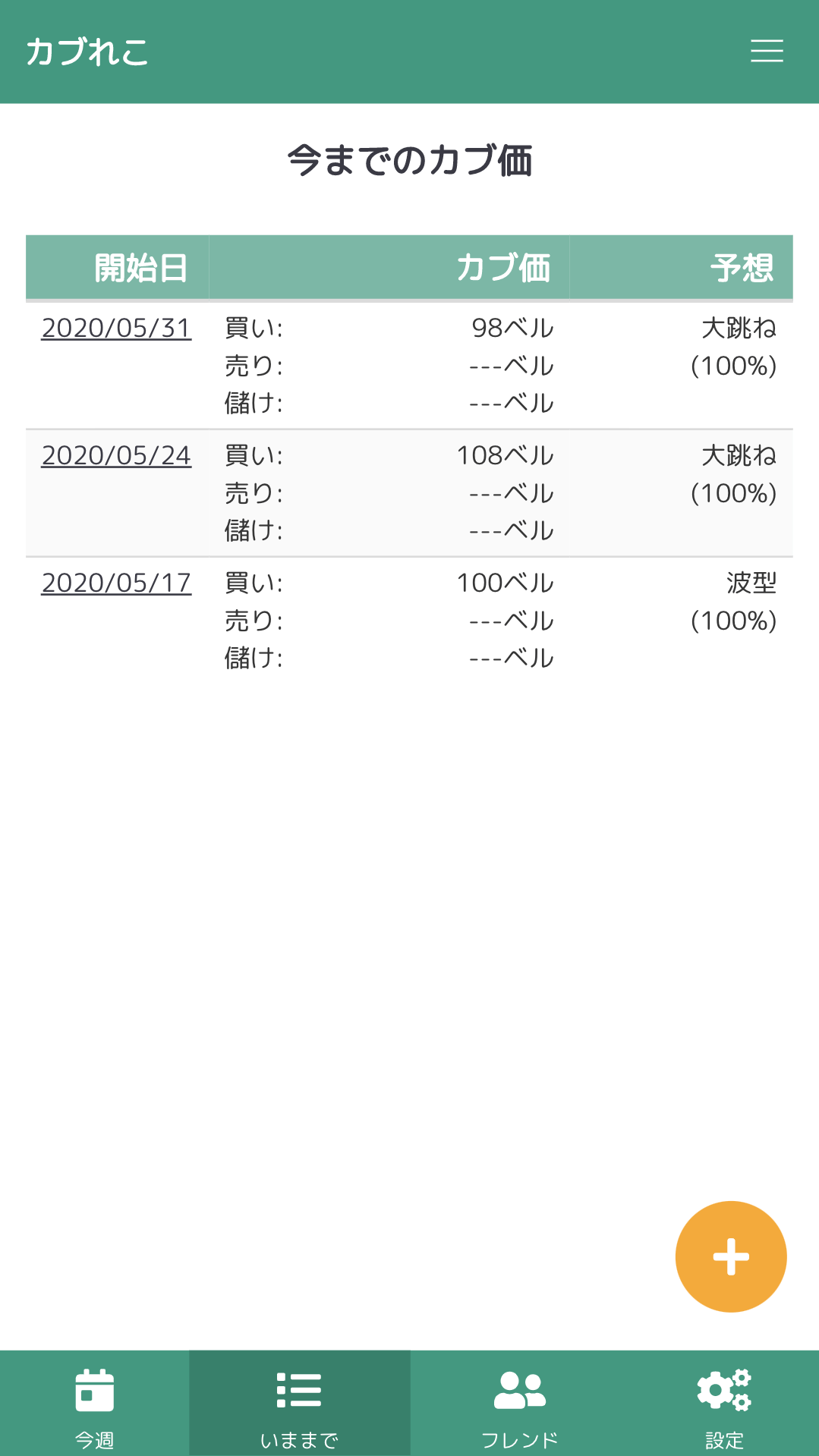 アプリソムリエなのであつ森のカブ価予想ツールアプリを比較してみた。あきにゃん