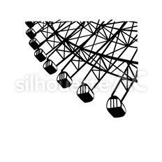 観覧車のアイコン – 街、建物系イラスト専門サイト「TOWN illust」