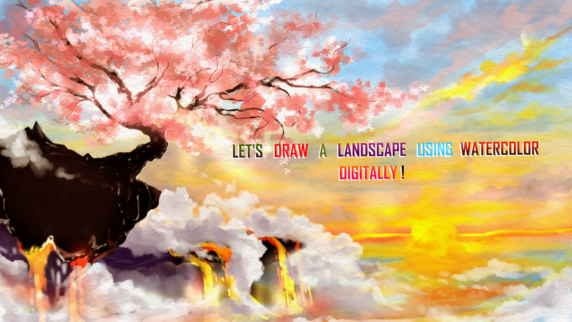 水彩を使ってデジタルで風景を描きましょう！ by Lala_luta - お絵かきのコツCLIP STUDIO TIPS