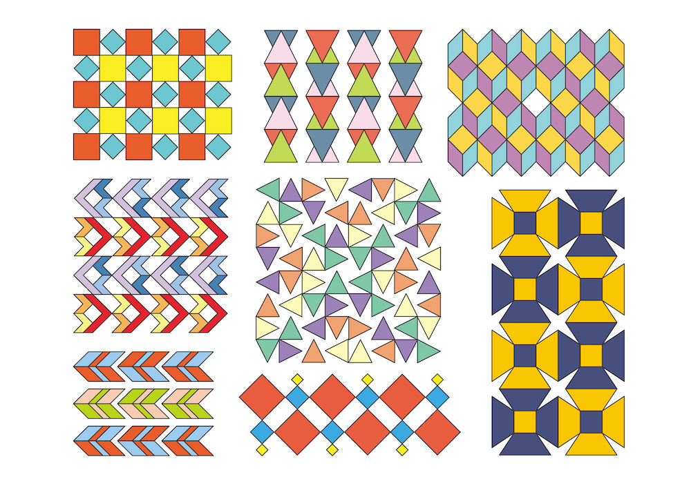 和柄 モノクロ パターンイラスト無料イラスト・フリー素材なら「イラストAC」