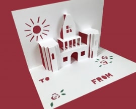 図面集折り紙建築 飛び出すカード