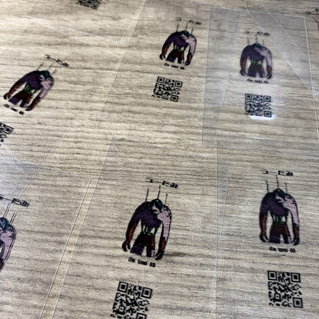 クリア スケルトン素材 のデータ作成時の注意点ショップカード印刷の専門店 ショップカードPRO