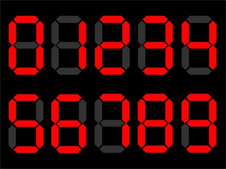日本緑十字社 緑十字 413202 くるっと3Dデジタル数字札 KDS-202 88×53×16mm 裏面テープ付きあきばお～ネット本店