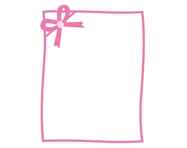 枠・フレーム_縦 のイラスト＜無料＞かわいいフリー素材 イラストK