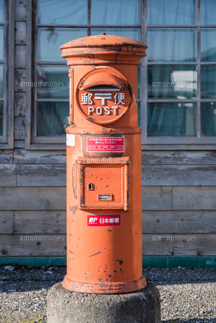 レトロ郵便ポスト 赤